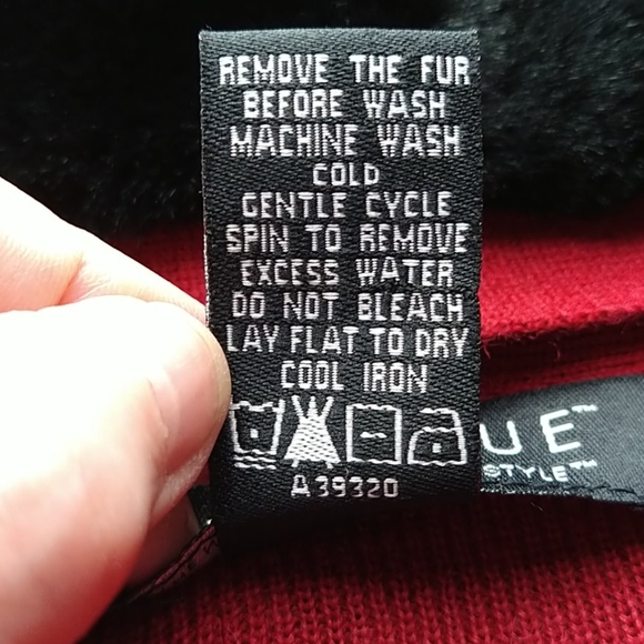 Dialogue Size XS Merino Wool Open Cardigan Removable Faux Fur - Picture 12 of 12